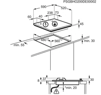 Płyta gazowa ELECTROLUX KGG64362K