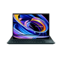 ASUS ZenBook Pro Duo 15 OLED UX582ZM-H2009X i9-12900H noteszgép 39,6 cm-es (15,6 hüvelykes) érintőképernyős 4K Ultra HD Intel® Core™ i9 32 GB LPDDR5-SDRAM 1000 GB SSD GeForce NSDce RCE6 6VIDIAa. Pro Blue