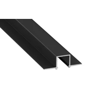 AL-PROFIL GAUDI BLACK 2M (10-0965-20) - Alumínium profil