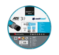CELLFAST Locsolótömlő 3 rétegű SMART SET 1/2&quot  20 m (K)