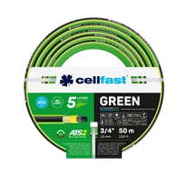 CELLFAST Locsolótömlő 5 rétegű GREEN  3/4&quot  50 m