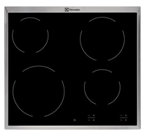 Electrolux EHF16240XK hob Black Built-in Zone Ceramic hob 4 zone(s)