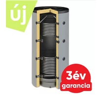 Sunsystem PBM R2 1000 fűtési puffer tartály 2 db hőcserélővel - szigeteléssel, 90°-os csonkozással (851 liter)