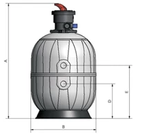 Aquarius TOP Ø450 1 1/2" PRAHER
