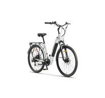 Z-Tech-72D, Lítium 36V10Ah 700C ELEKTROMOS KERÉKPÁR, Nyomatékszenzoros, SHIMANO 7S *YUYAN 3.0* (DKD) CE ezüst
