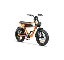Z-Tech-75B, Lítium 48V12.5Ah 250W 20'' x 4.0 ELEKTROMOS KERÉKPÁR, SHIMANO 7S *LEGACY 4.0* (DKD) CE narancs