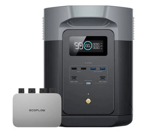 Bundle EcoFlow Delta 2 Max + microinverter PowerStream 800W