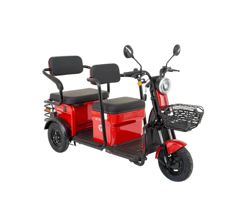 Z-Tech-17E, Ólomsavas 72V20Ah 1200W 3kerekű ELEKTROMOS JÁRMŰ, differenciálműves *GULL 3.0* (DKD) EEC piros