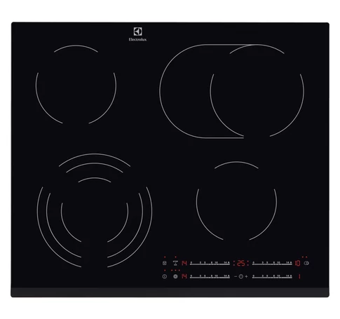 Electrolux EHF 6547FXK beépíthető kerámia főzőlap