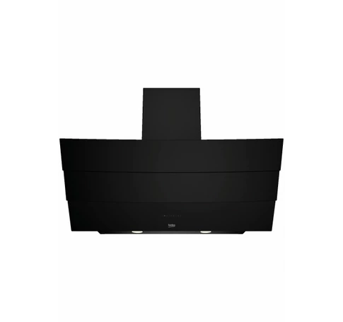 Beko HCA-92640 BH beépíthető döntött ernyős kürtős páraelszívó 90 cm (fekete)