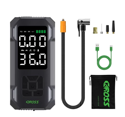 CAROSS USA Q15 Air Compressor hordozható pumpa + powerbank