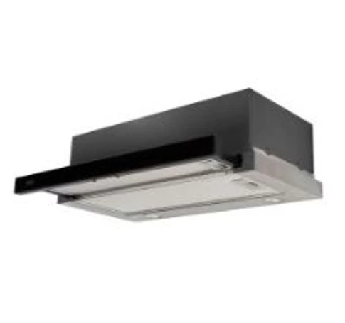 Evido Slimlux (CHT6TB.3) teleszkópos kihúzható 60 cm fekete üveg/inox páraelszívó
