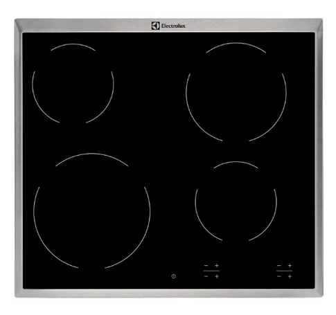 Electrolux EHF16240XK főzőlap Fekete Beépített zóna Kerámia főzőlap 4 zóna