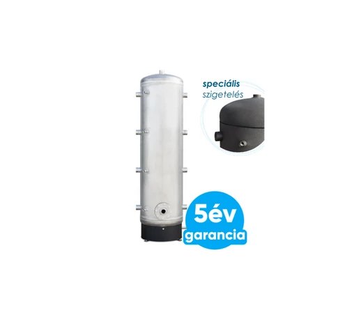 Centrometal HB 300 rozsdamentes INOX hűtési és fűtési puffer tartály (294 liter)