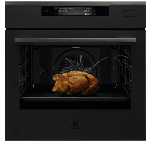 Electrolux KOCAP31WT beépíthető gőzsütő SteamCrisp MATT fekete (Wi-Fi)