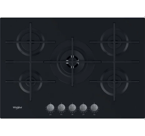 Whirlpool GOWL 728/NB beépíthető fekete üveglapos gázfőzőlap