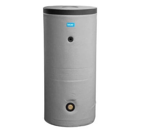 Heizer BSF120, 120 L-es álló indirekt tároló, egy hőcserélővel, tisztítónyílással (zománc bevonattal)