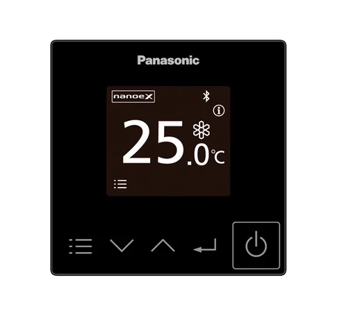 PANASONIC CZ-RTC6BLW2 CONEX fekete vezetékes távvezérlő (Wi-Fi és Bluetooth funkciókkal)