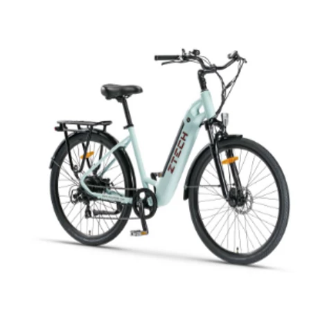 Z-Tech-44, Lítium 36V13.5Ah 28"x1.75 ELEKTROMOS KERÉKPÁR, Nyomatékszenzoros *Lumo* (DKD) CE világoskék