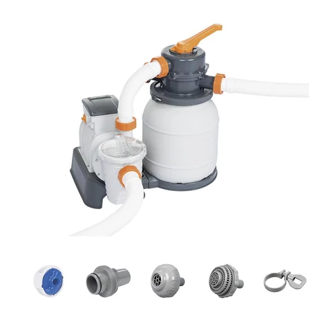 Flowclear Homokszűrő 5,6 m3/h, ChemConnect vegyszeradagolóval