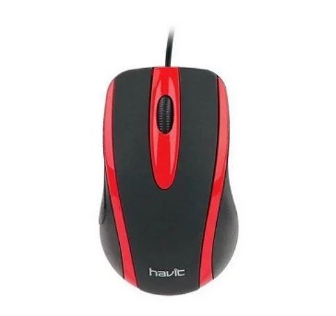 Havit HV-MS753 univerzális egér (fekete/piros)