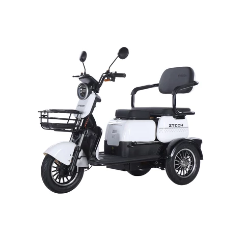 Z-Tech-16A, Ólomsavas 60V20Ah 1200W 3kerekű ELEKTROMOS JÁRMŰ, differenciálműves *E-MOVE* EEC fehér