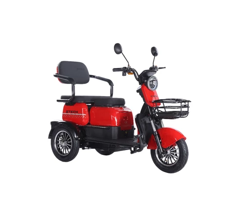 Z-Tech-16A, Ólomsavas 60V20Ah 1200W 3kerekű ELEKTROMOS JÁRMŰ, differenciálműves *E-MOVE* EEC piros