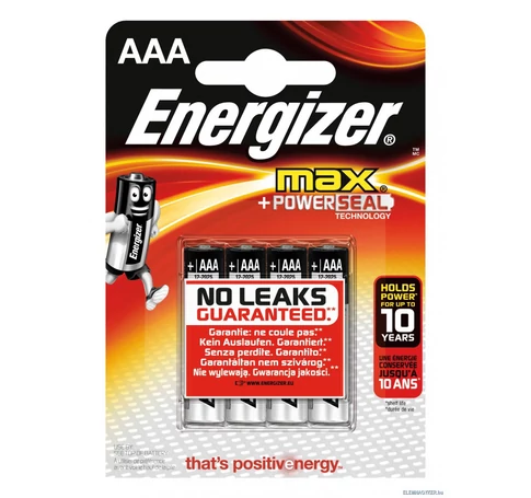 Energizer Maximum AAA BL4 micro