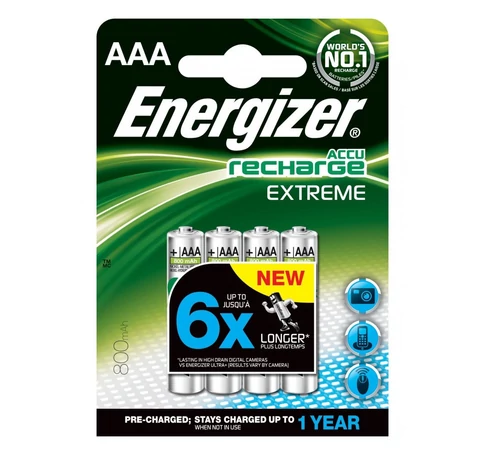 Energizer HR03 BL4 800 mAh akku