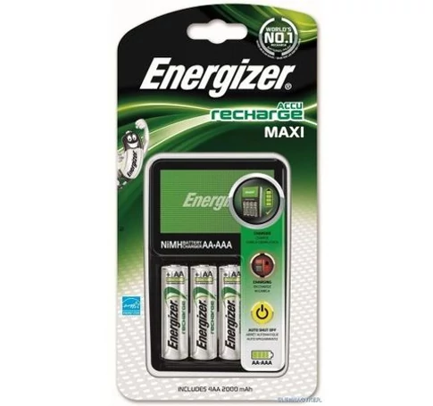 Energizer Maxi töltő+4HR6 2000mAh