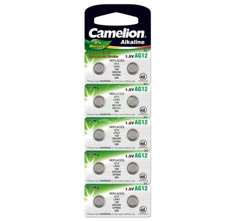 Camelion LR43/AG12/186 BL10 1,5V
