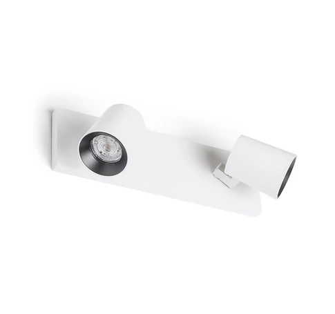 RENDL KENNY II felületre szerelhető fehér/fekete 230V LED GU10 2x8W