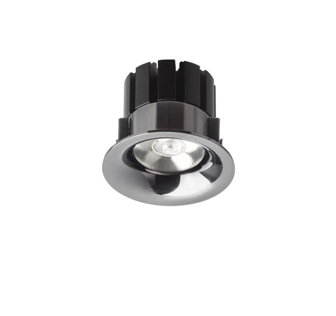 RENDL SHARM BASE süllyesztett lámpa fekete króm 230V LED 10W 24° 3000K