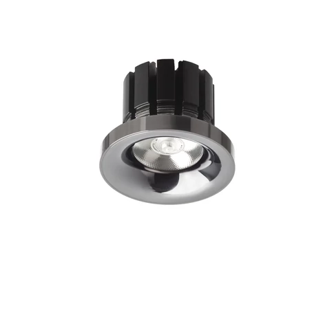 RENDL SHARM PLUS süllyesztett lámpa fekete króm 230V LED 10W 24° 3000K