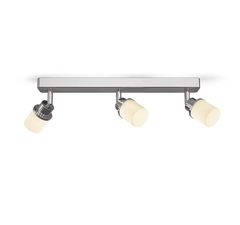 RENDL LINN III felületre szerelhető opálüveg/króm 230V LED G9 3x3W IP44