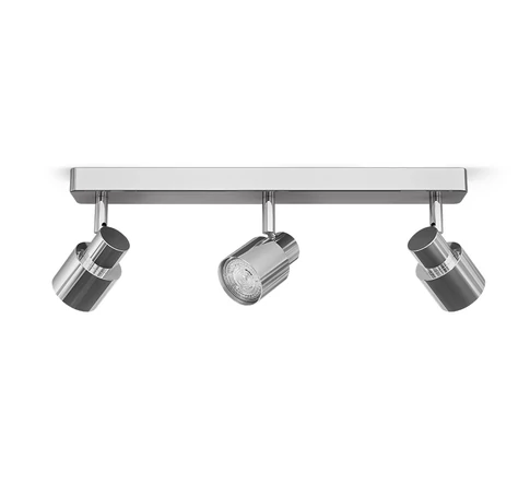 RENDL VALTO III felületre szerelhető króm 230V GU10 LED 3x5W IP44