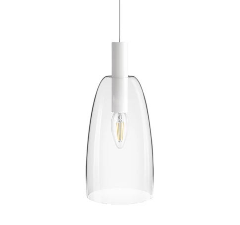 RENDL BELLINI háromáramkörös sínre fehér átlátszó üveg 230V LED E14 15W