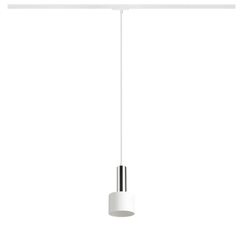 RENDL GIULIA 12 egyáramkörös sínre fehér króm 230V LED E27 11W