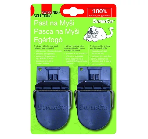 Swissinno SuperCat egérfogó csalétekkel 2 db-os