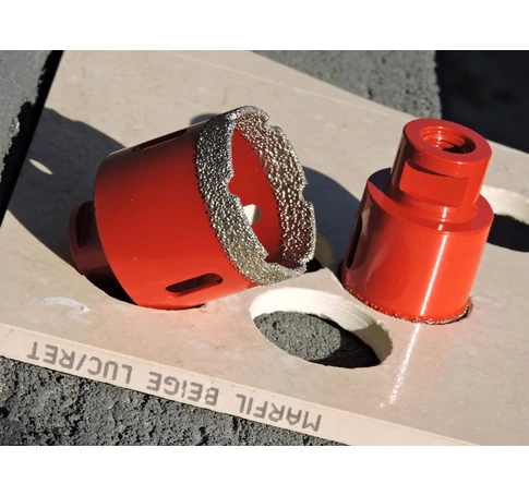 Diatech piros gyémántfúró 16mm M14 sarokcsiszolóhoz