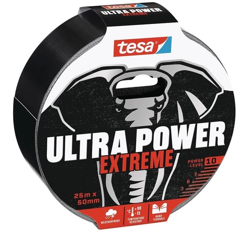 Tesa ultimate power szálerősített ragasztó szalag 25x50mm