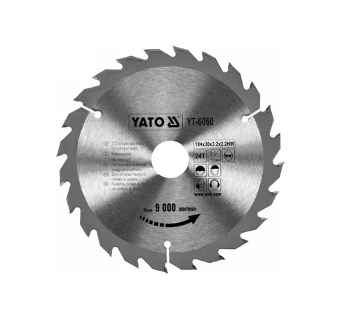 YATO Fűrésztárcsa fához 184/30/24