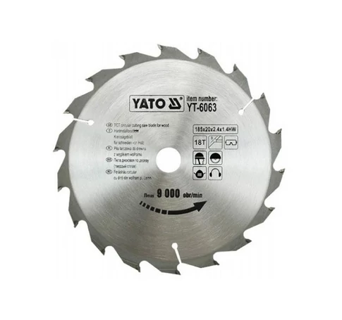 YATO Fűrésztárcsa fához 185/20/18
