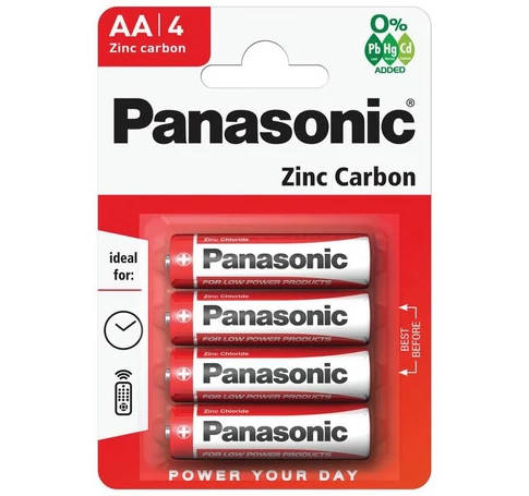 Panasonic Féltartós Ceruza elem AA (R6) BL/4 Pan fél Ceruza AA