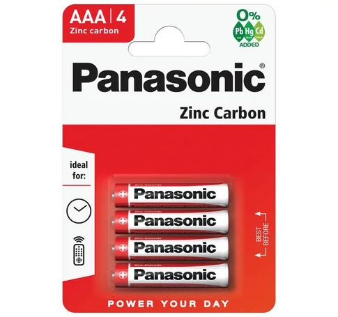 Panasonic Féltartós Mikro elem AAA (R3) BL/4 Pan fél Mikro AAA