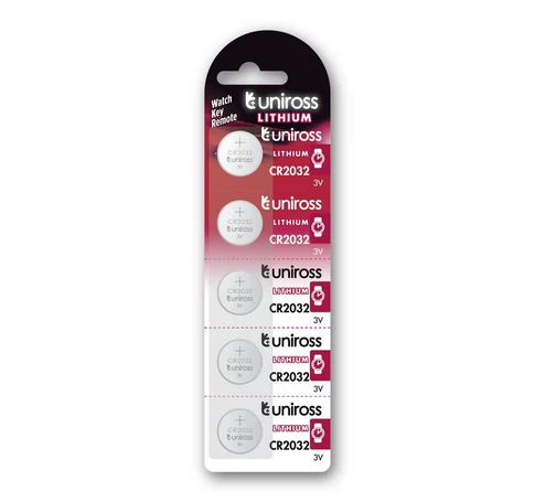 Uniross Lithium Gombelem 2032 (3V) B5