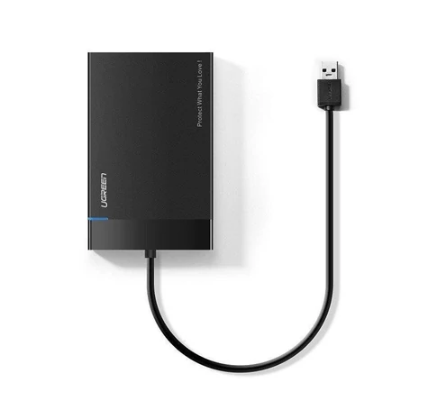 UGREEN US221 Külső merevlemezház 2,5",SATA (fekete)