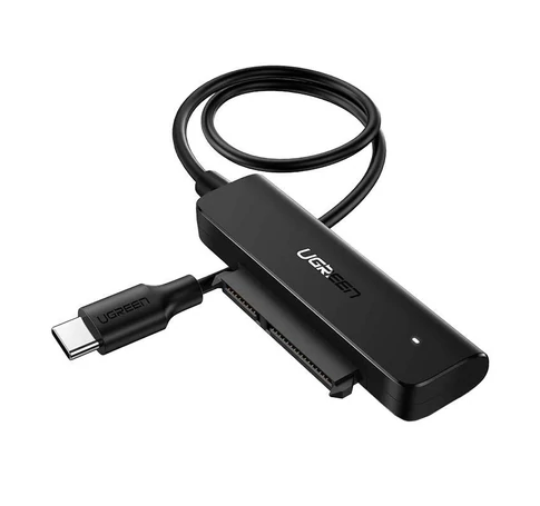 UGREEN USB-C 3.0 és SATA 2.5" adapter, 50 cm (fekete)