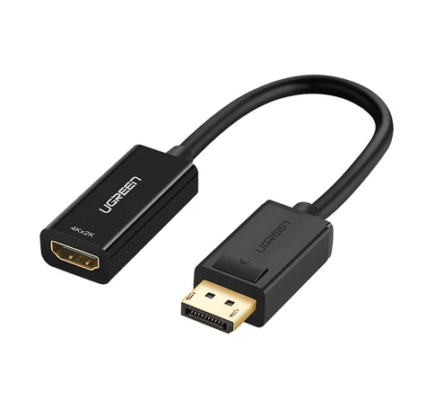 UGREEN MM137 DisplayPort - HDMI adapter, FullHD, 25cm (fekete)