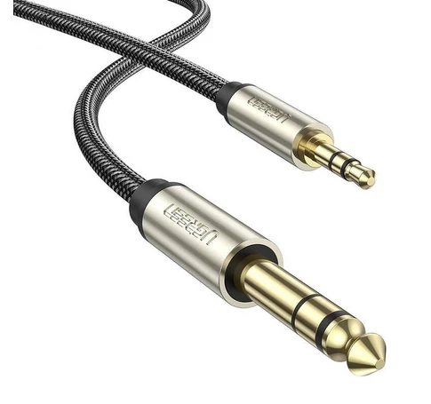 UGREEN AV127 3,5 mm-es jack és TRS közötti kábel, 1m (szürke)
